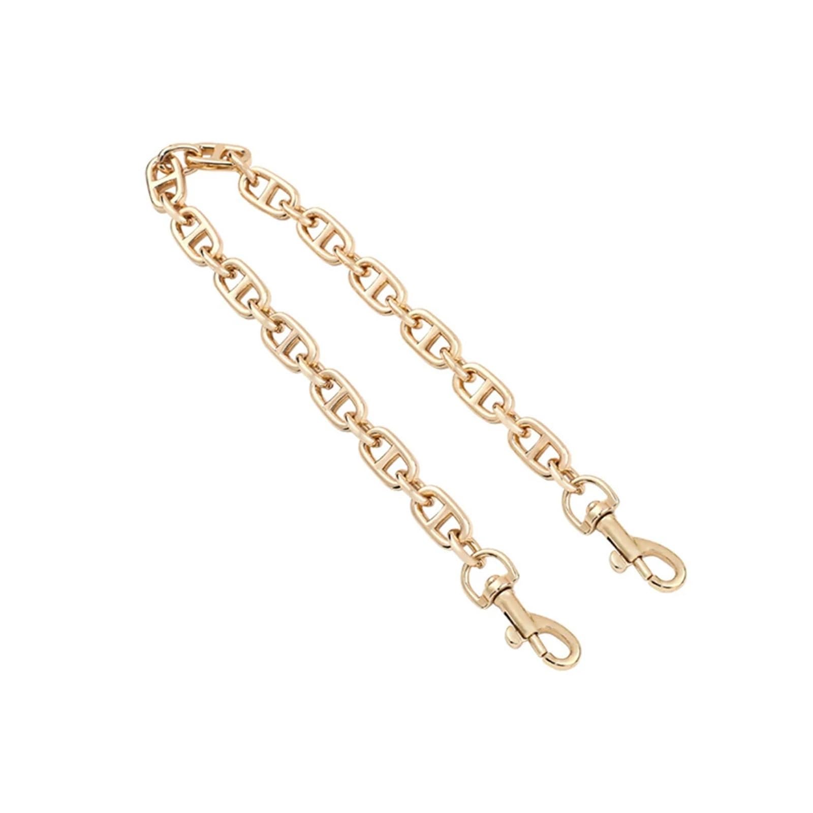 Correa de cadena for bolso, extensible oro antiguo for bolsos, reemplazo Metal con hebillas, accesorio for DIY Para Bolsos DIY(Gunmetal Chain,100cm)