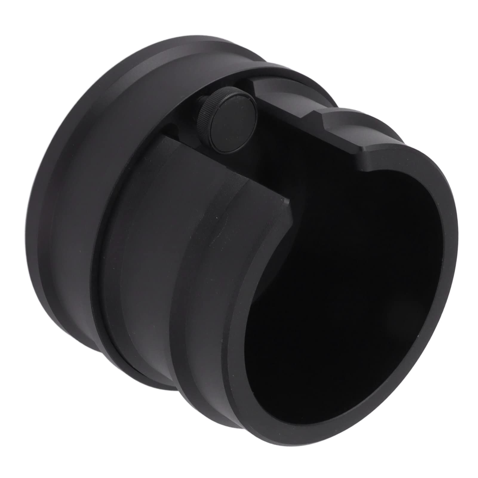 Omabeta Uchwyt na kolbę do Kawy ze Stopu Aluminium Podwójna Głowica Ubijak do do Maszyn 51mm 53mm 58mm 1 Jednostka (Czarny)