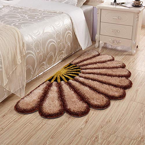 Tapis de sol en forme d'éventail 0.8x1.5M MU pour salon et chambre