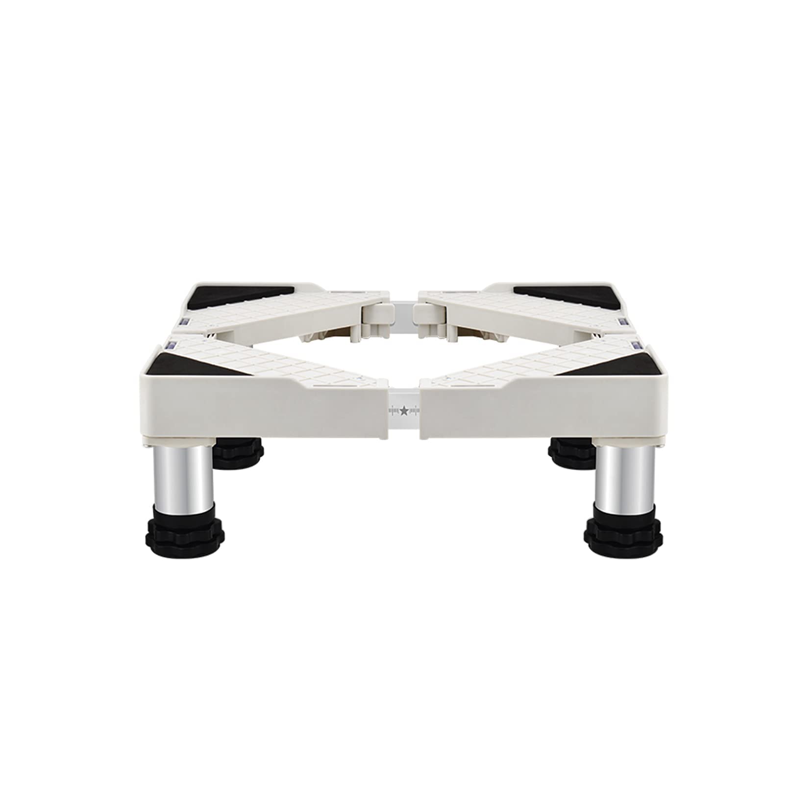 Base regolabile per lavatrice e asciugatrice, resistente, capacità 300 kg, adatta a 42-65 cm, perfetta per frigoriferi ed elettrodomestici, supporto per lavatrici e asciugatrici [F50-410]