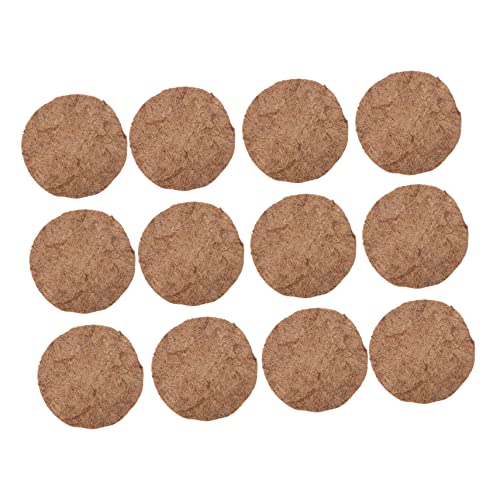 12Pcs Bird Nest Mat for Pigeon Breeding Coconut Coir Cushion for Egg Protection Nesting Accessories for Bird Care Nesting Needs