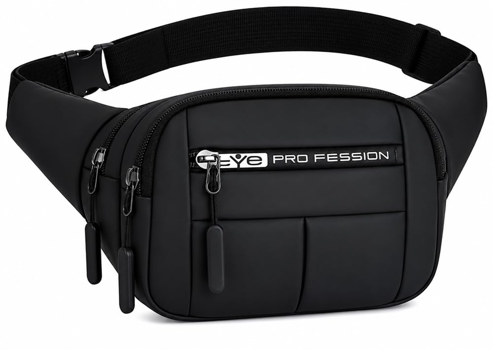 Waist Bag for Man & Woman Black - Image 1