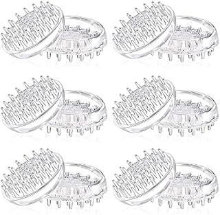 FRAUTOPARTS Carpet Protectors 12Pcs Spiked Caster Cups Floor Saver Pads Clear Spiked Floor Castor Cups Spiked Furniture Cup Transparent Plastic Caster Cups for Sofas Tables Chairs Other Furniture-50mm