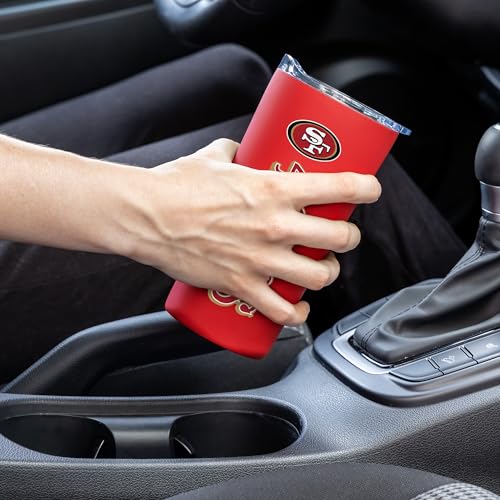 Image of Rico Industries NFL Football Soft Touch, Easy Grip Tumbler
