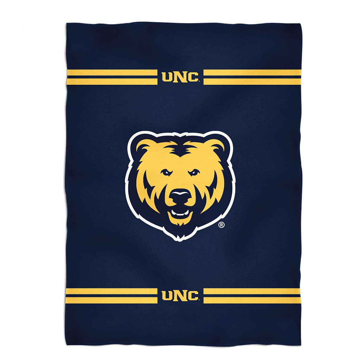 Vive La Fete College Blanket, Officially Licensed Northern Colorado Bears, Warm & Lightweight Throw Measuring 40" X 58" from