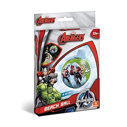 Mondo Toys - Avengers Beach Ball - Balón De Playa Y Agua – Pelota Hinchable Ø 50 Cm - Ideal Para Niño/Niña - 16305