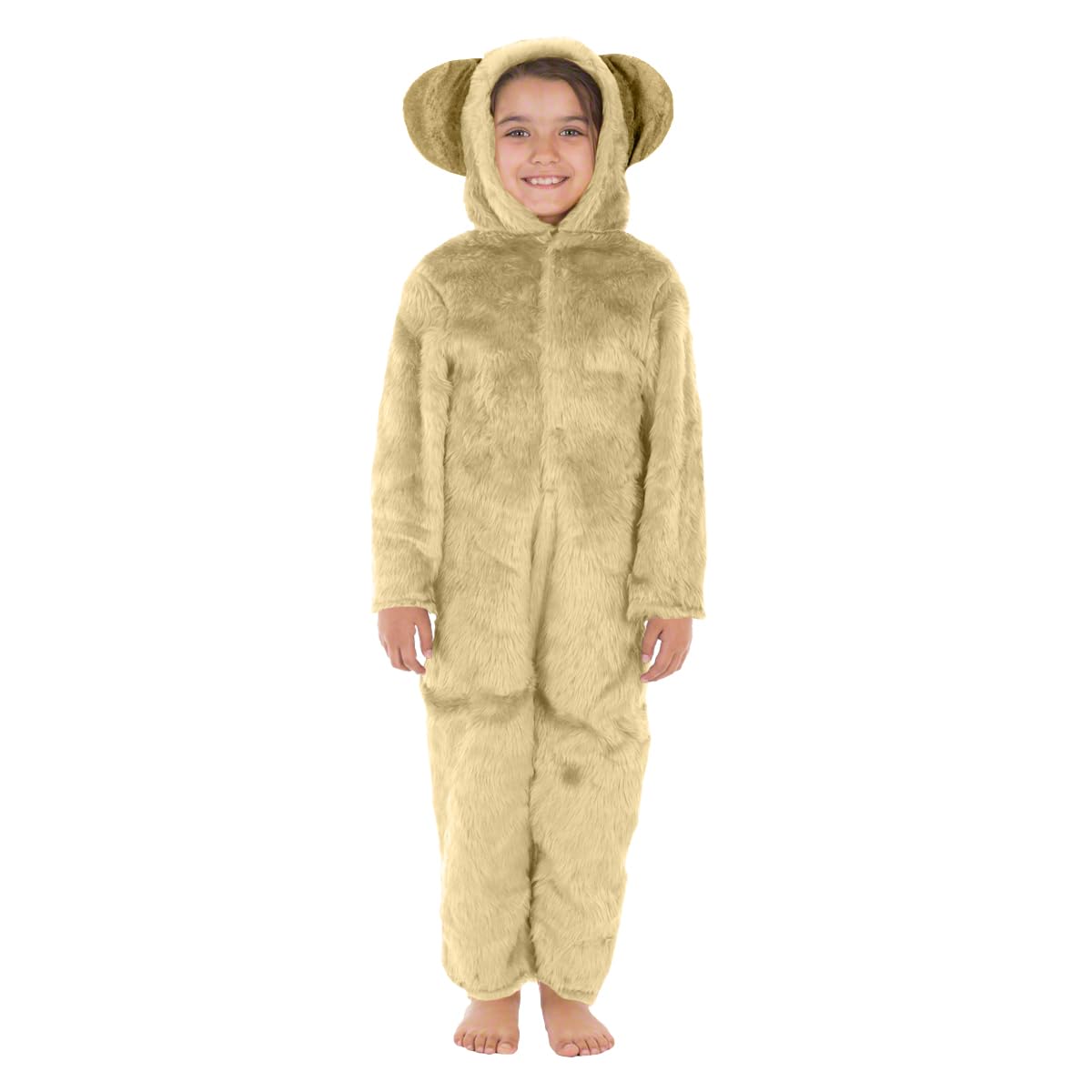 Charlie Crow Fur Honey Bear Costume for kids | Four Sizes | 3-11 Years