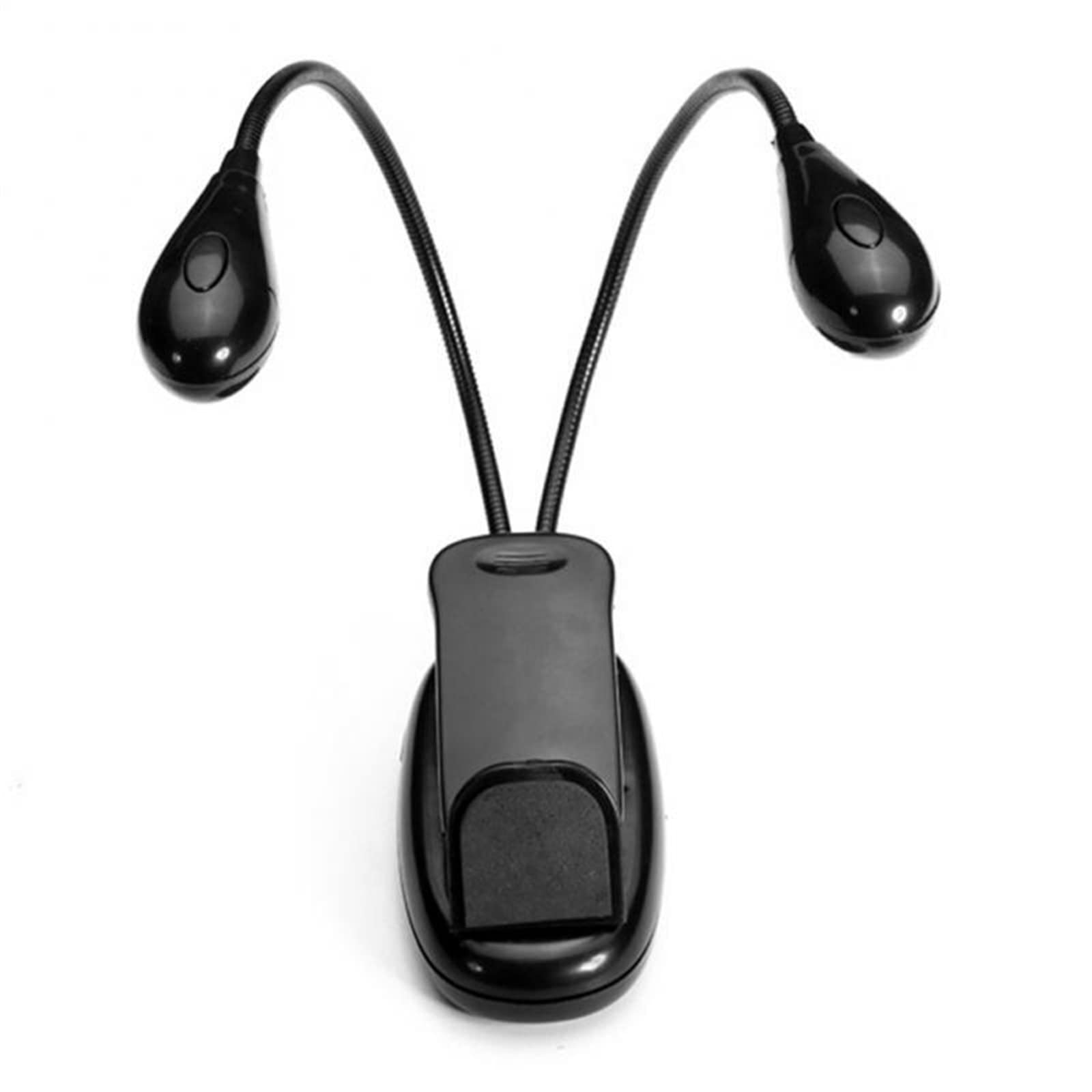 3nh® Bedroom Lamp Flexible 2 Dual Arms Clip On 4 LED Light Lamp for Book Reading Tablet Lamp Drop Shipping-image-26
