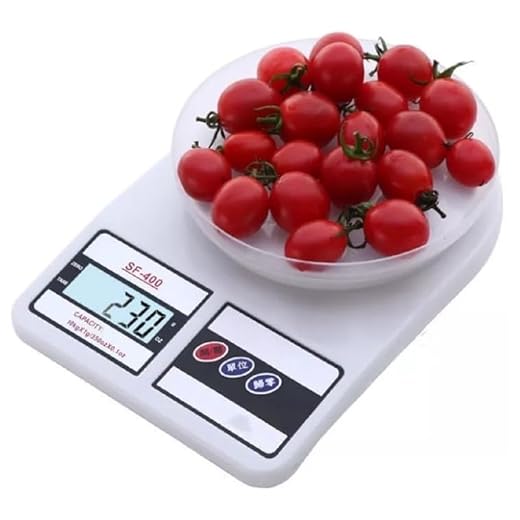 Balança De Cozinha Digital SF-400, Até 10 kg, Escala 1 grama
