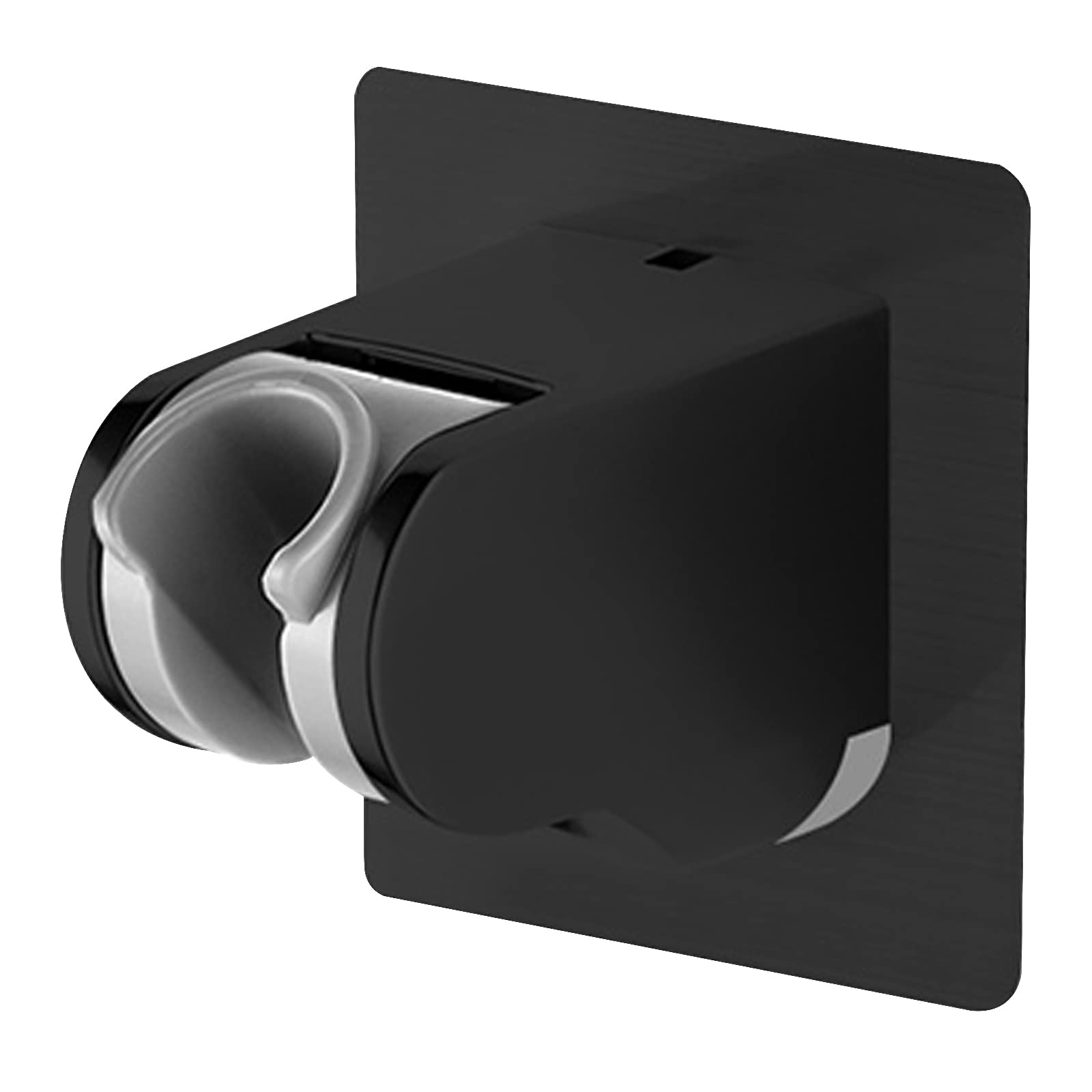 Support De Pommeau De Douche Sans Perçage - Ventouse Puissante, Rotation 360°, Pour Carrelage, Verre, Métal - Noir