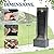 Dephet 49.6" H Water Fountains Outdoor Garden Decor - Water Fountains and Waterfalls Outside, Large Indoor Floor Standing Resin Fountain Features W/Pump LED Light Cobbles for Patio, Home Art Decor