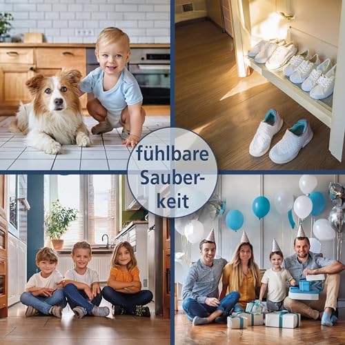 2 x Besenkopf aus Buchenholz - inkl. Metall-Schraubgewinde - robuster Zimmerbesen für innen - Stubenbesen aus Holz - ca. 30 cm breit - universell passend – Bild 7