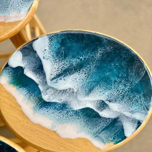 2L/70.54 flOZ Epoxidharz Set-Transparent Epoxidharz Set Anfänger, Blasenfreies Kristallklares Epoxidharz mit Messbechern, für Holz, künstlerische Kreationen,Wandfliesen,Kunst, Handwerk