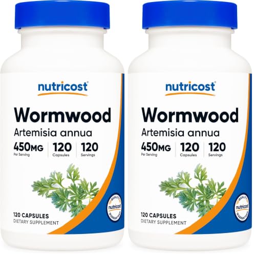 Nutricost Nutricost Wormwood Capsules 450mg, 120 Capsules, Gluten-Free & GMO-Free (Pack of 2) sold by Nutricost - Amazon Seller - US
