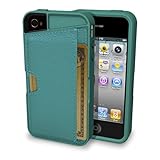 Silk iPhone 4/4S Wallet Case - Q CARD CASE [Slim Protective CM4 Cover] - Pacific Green