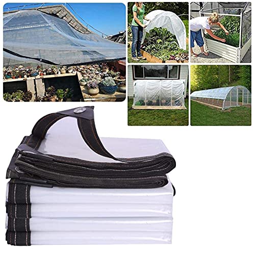 Bâche transparente PVC renforcée haute densité résistante aux intempéries - 4