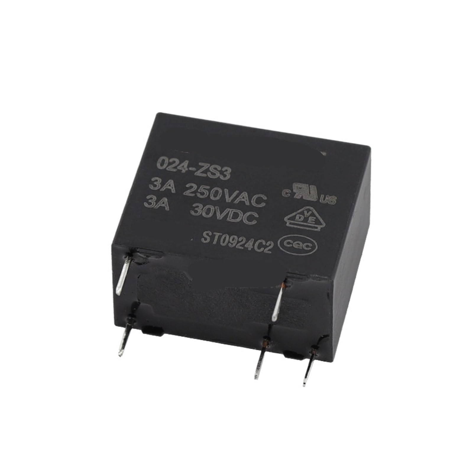 Relais HF32FV-G 12V 24V normalement ouvert 10A avec jeu de 4 broches
