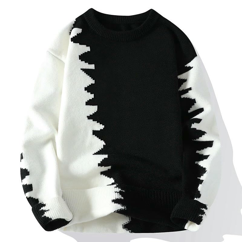Pull en tricot homme vêtement chaud manches longues mode automne hiver