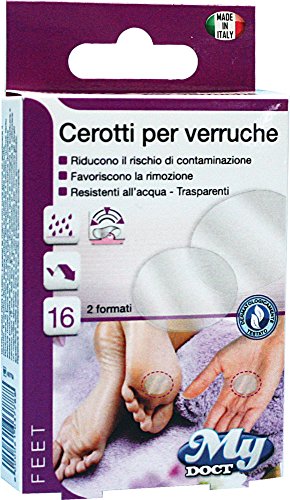 My Doct Cerotti per Verruche, 16 Pezzi, ø 1.9 cm & ø 1.2 cm