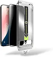 Kit 2 Película Privacidade 3D Vidro com Aplicador para iPhone (Todos os Modelos) – Anti Impacto, Resistência Premium e Proteção Aplicação Automatica Kit de limpeza incluso Compatível iPhone - Premium® (13/13 Pro/14)