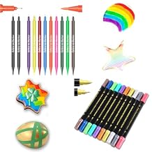 11pcs Ultra Fine Tip Food Coloring Pens for Cookie Decoration and 10pcs Edible Metallic Markers