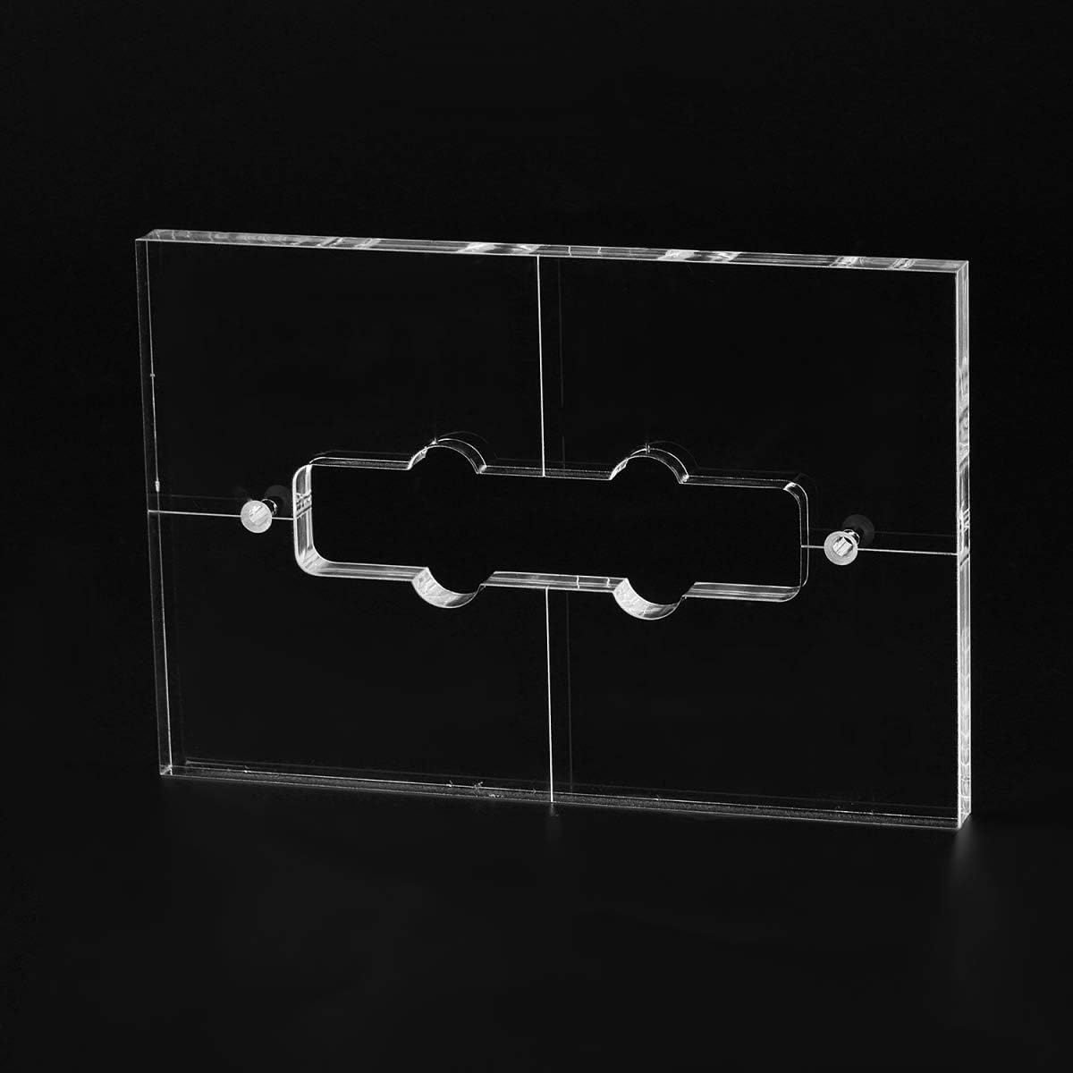 Musiclily Pro CNC Accurate Acrylic Pickup Routing Templates Set for Standard Jazz Bass Neck and Bridge Pickup