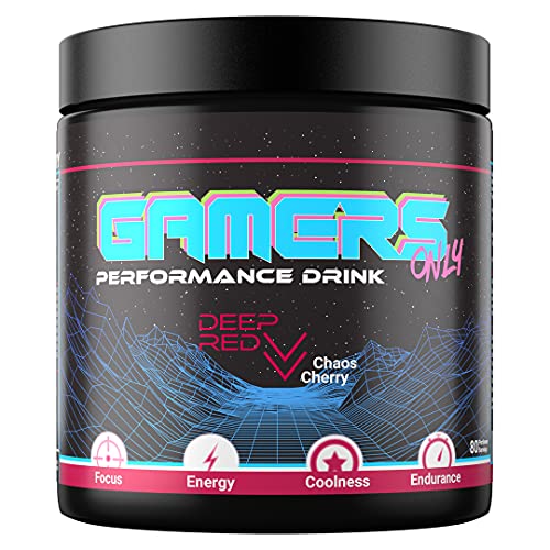 GAMERS ONLY DEEP RED Chaos Cherry, 400g (80 Portionen) Cover