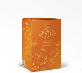 شاي العصاري، شاي سيلاني أسود بأوراق النعناع المصري من باشاوية، 100 جم