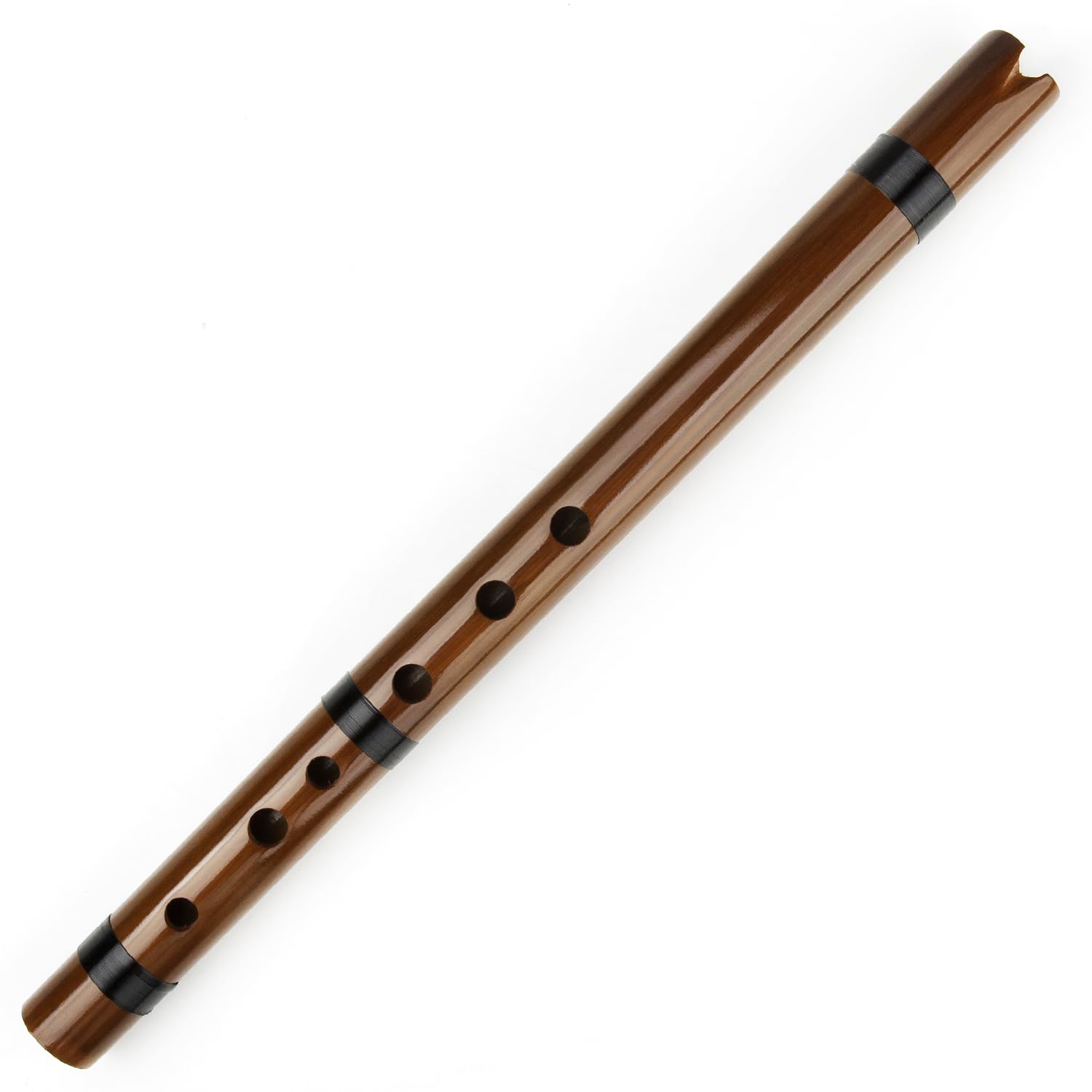 Traditionelle Holzinstrumente, peruanische Quena-Flöte, vertikale Bambusflöte, indische Klarinette, Bambus-Quena-Flöte (braune G-Taste)