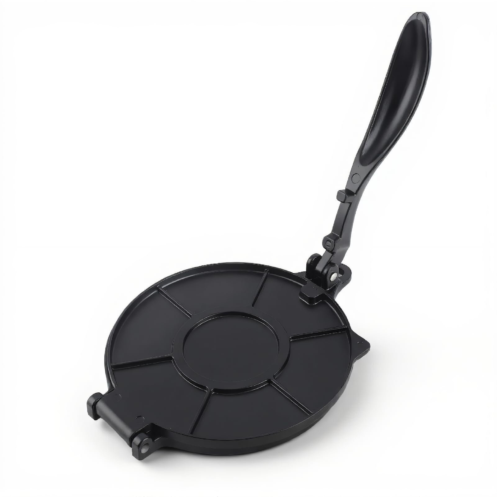 Presse à Tortillas, Machine à Tortillas et Roti de 10 Pouces, Plaques de Cuisson Antiadhésives Multifonctions pour Tortillas et Peaux de Boulettes, Alliage D'aluminium