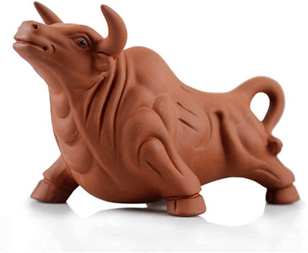 Figurine bétail argile pourpre RLKHXBS, sculpture de luxe