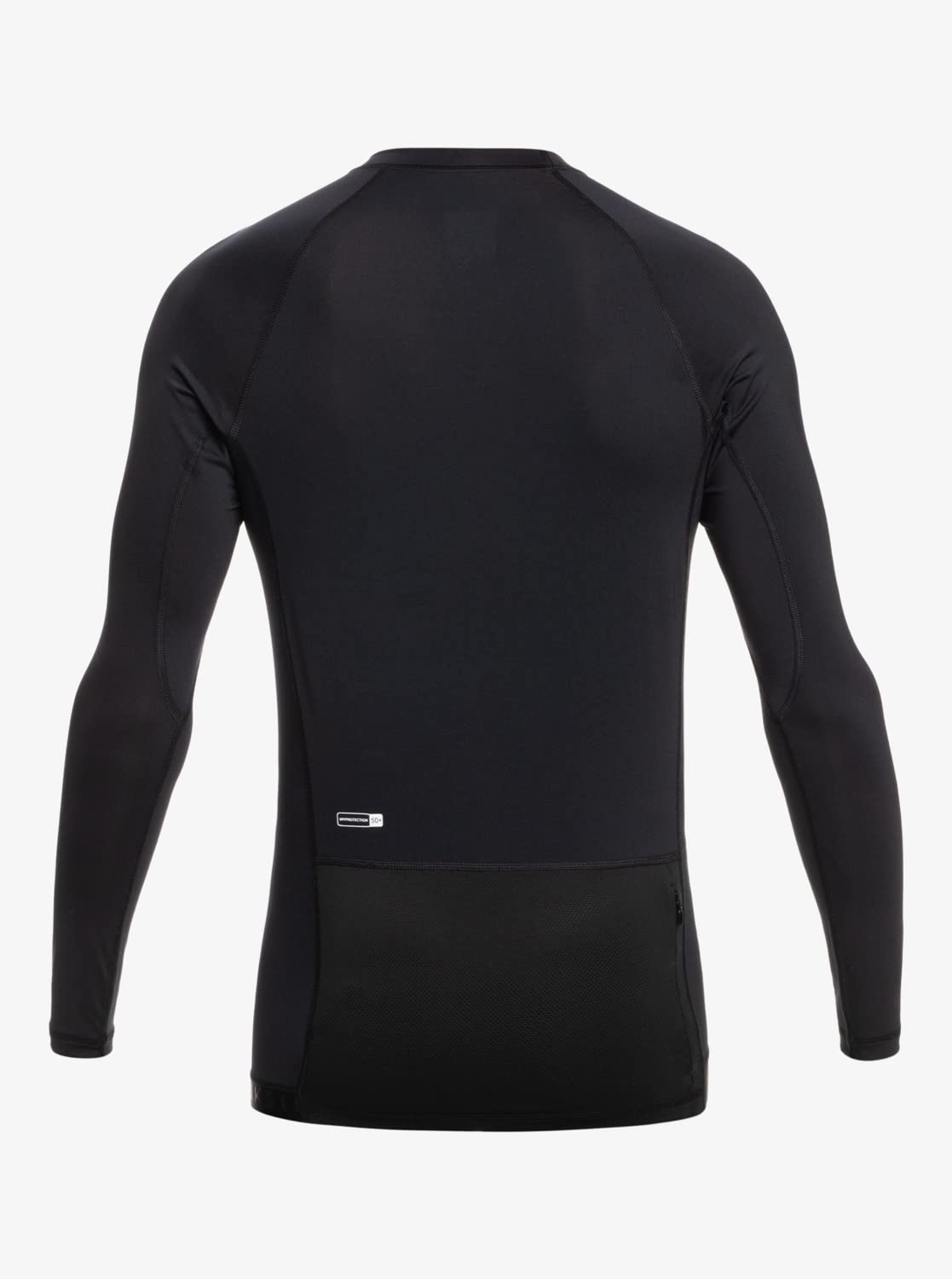 Quiksilver Męska koszulka surfingowa z długim rękawem Rashguard Rash Guard Koszula, czarna, XXL