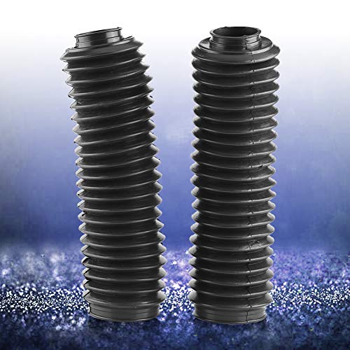 2pcs Cubierta Cubierta Antipolvo de Horquilla Delantera de Goma Moto Bota Cubierta de Protección Motocicleta Horquilla Delantera