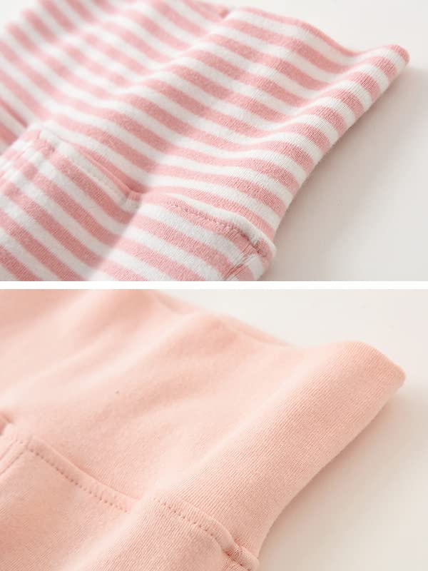 KISLOVE Pantalon bébé garçon Fille avec Pieds pour Unisexe 0-12 Mois