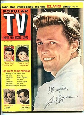 POPULAR TV MOVIE AND RECORD STARS-OCT 1959-KOOKIE-SOUTHERN STATES PEDIGREE-vg/fn