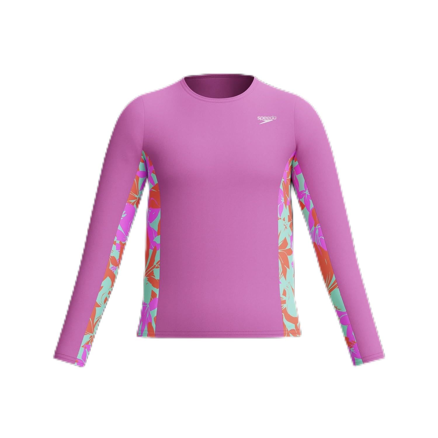 Speedo Girl's Uv Swim Shirt Long Sleeve Rashguard