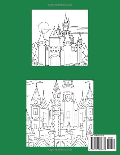 Castle Color Book for Adults: Wonderful Illustrations of Castles to Color for Relaxation and Stress Relief