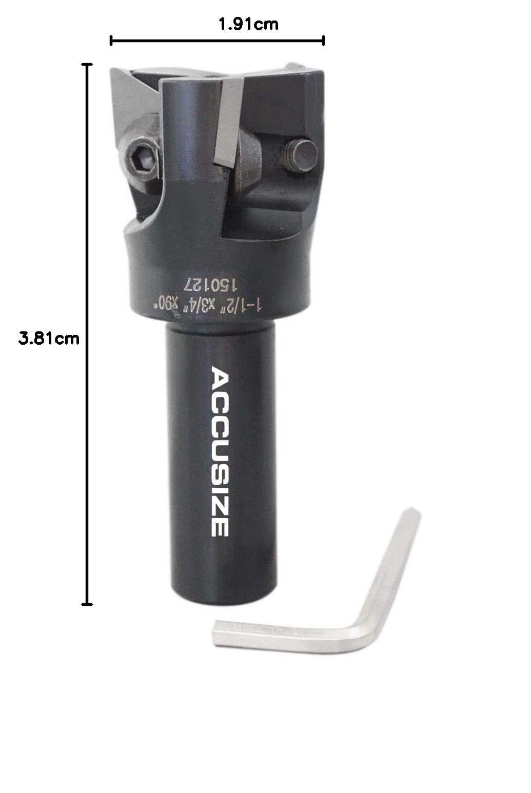 Accusize Narzędzia – 3-1/2'' x 3/4'' Wymienne frezy czołowe, #0046-0913 by Accusize Industrial Tools