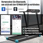 GOPLUS Klappbares Laufband, elektrisches Laufband mit 12 voreingestellten Programmen, App-Steuerung, Bluetooth-Lautsprecher, LED-Monitor und Gerätehalterung, tragbares Laufband für Wohnung – Bild 4