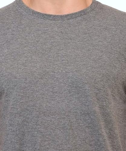 Image of Unisex Round Neck Plain T-Shirt | Combed Bio-Washed Ring Spun Cotton for Men & Women, Short Sleeves