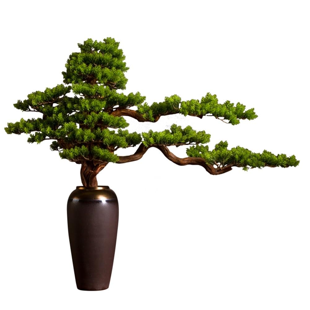 MYUYEE Artificial Bonsai Artificial Bonsai Tree With Ceramic Vase Light Luxury Creative Living Room Hotel Decoration Fake Plant Ornaments