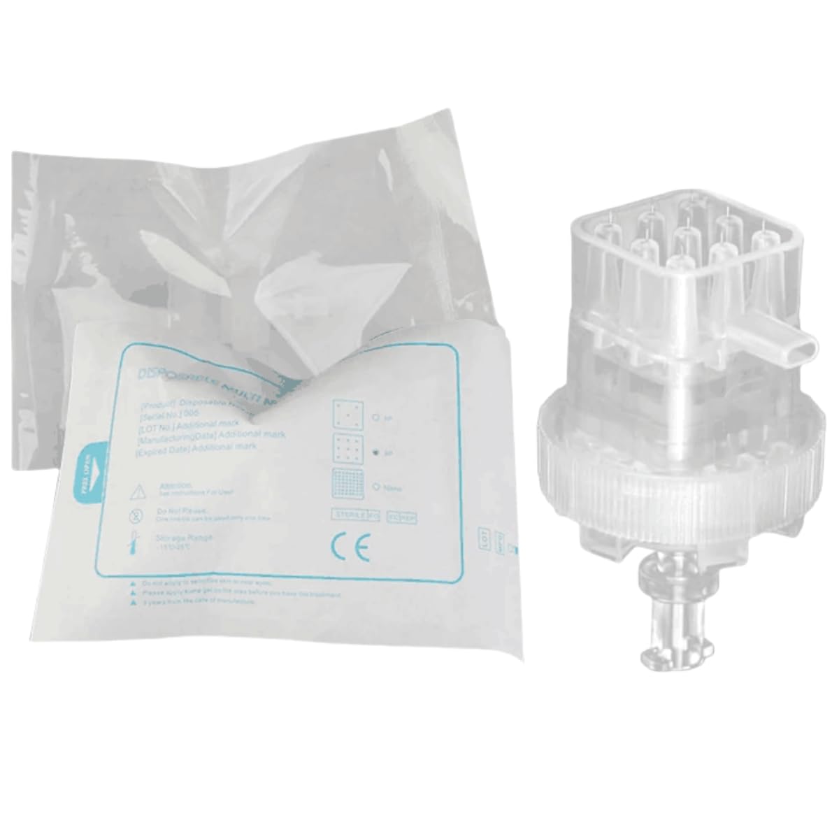 9 PINS Working Heads Replacement Screw Port Cartridges Array Use On Water Vacuum Beauty Spa for Professional Anti Wrinkle Tool