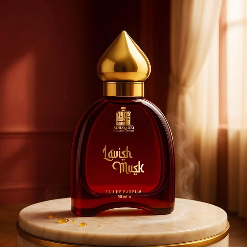 Adilqadri Lavish Musk Perfume | Long-Lasting Musky Powdery Fragrance | Unisex Luxury Eau De Parfum with Musk, Rose, and Woody Notes | Ideal for Gifting | 50ml-image-45