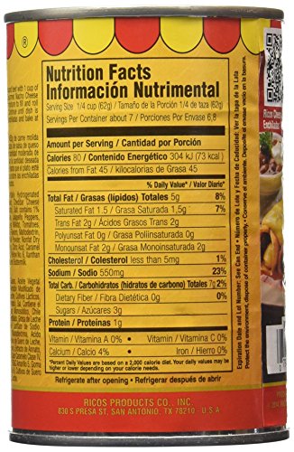 Ricos Gourmet Nacho Cheddar Cheese Sauce With Jalapenos (Pack Of 3) 15 Oz Cans #TOP2