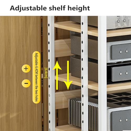 Support de rack audio robuste à 3 niveaux avec grand espace ventilé - 3