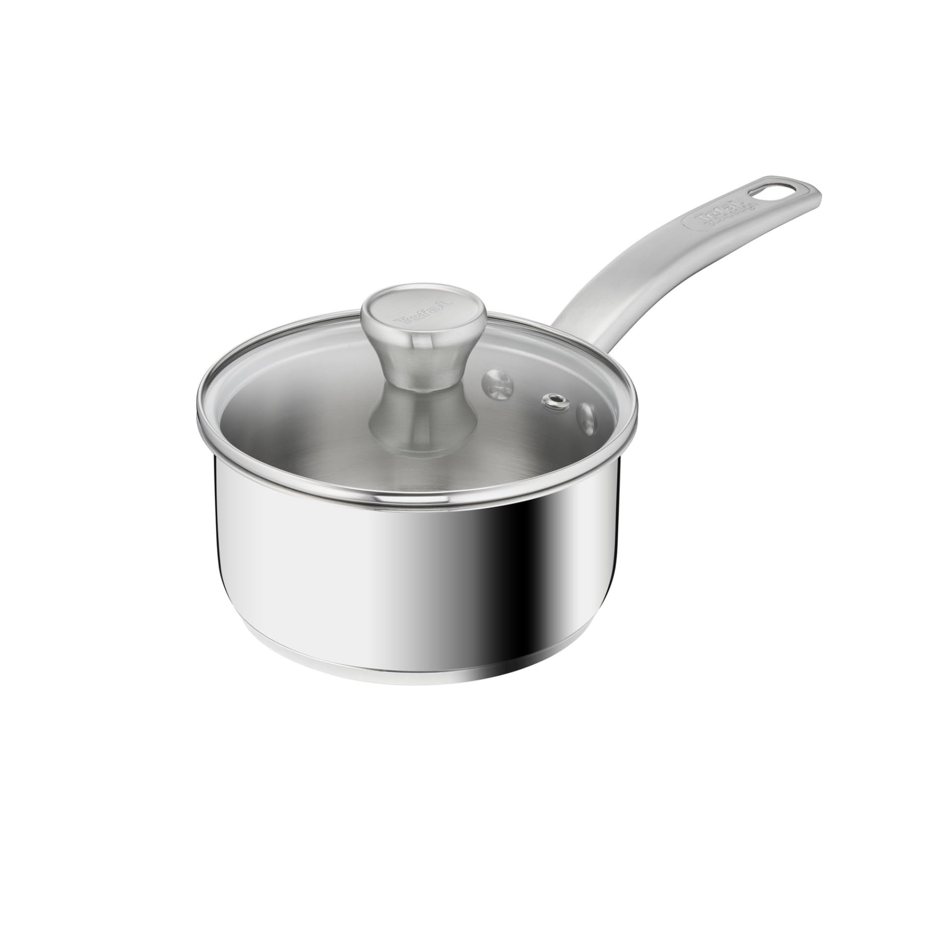 Casserole inox avec couvercle 16cm Recycle Tefal - Tous feux + induction - H8232253