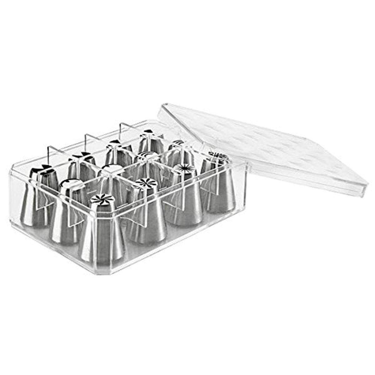 IBILIRussian Standard Piping Nozzle Set, Stainless Steel, silber, 10 x 10 x 5 cm