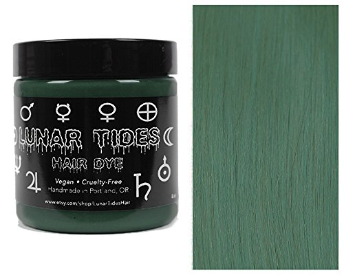 Lunar Tides Hair Dye - Smokey Grey Green Semi-Permanent Vegan Hair Color (4 fl oz / 118 ml)