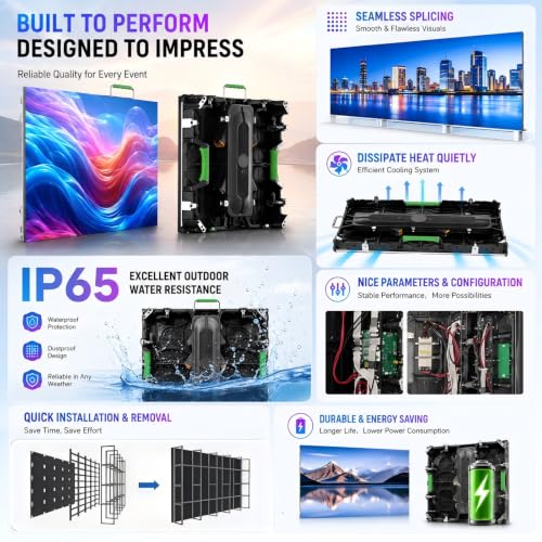 Image of Portable LED Video Wall Rental LED Display for Events Outdoor & Stage