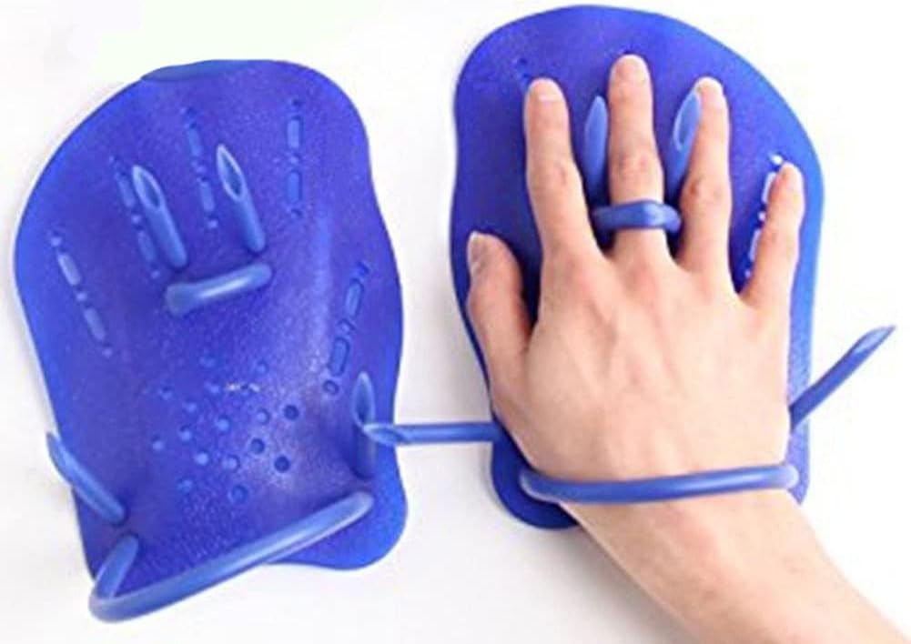 Tuimiyisou Swimming Paddles Strength Hand Paddles Training Gloves Swim Power for Swimming Beginners Kids Adults Blue M Swimming Supplies-Hand Web : Sports & Outdoors